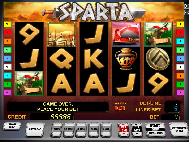 Sparta Slot Machine Demo