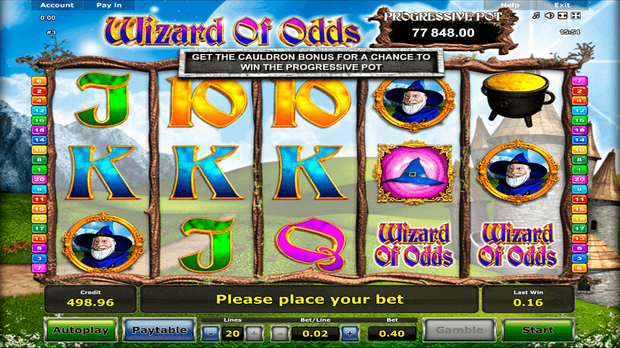 Play the Free Slot Wizard Of Odds With No Download
